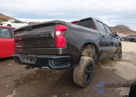 2021 Chevrolet Silverado 1500 4Wd Short Bed Lt Trail Boss из США, поврежденный, VIN 3GCPYFED5MG280649